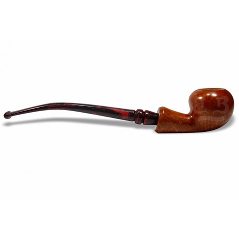 Cachimbo Maestro Briar Churchwarden (Aceita Filtro 9mm) Piteira Ebonite e Piteira Acrílico